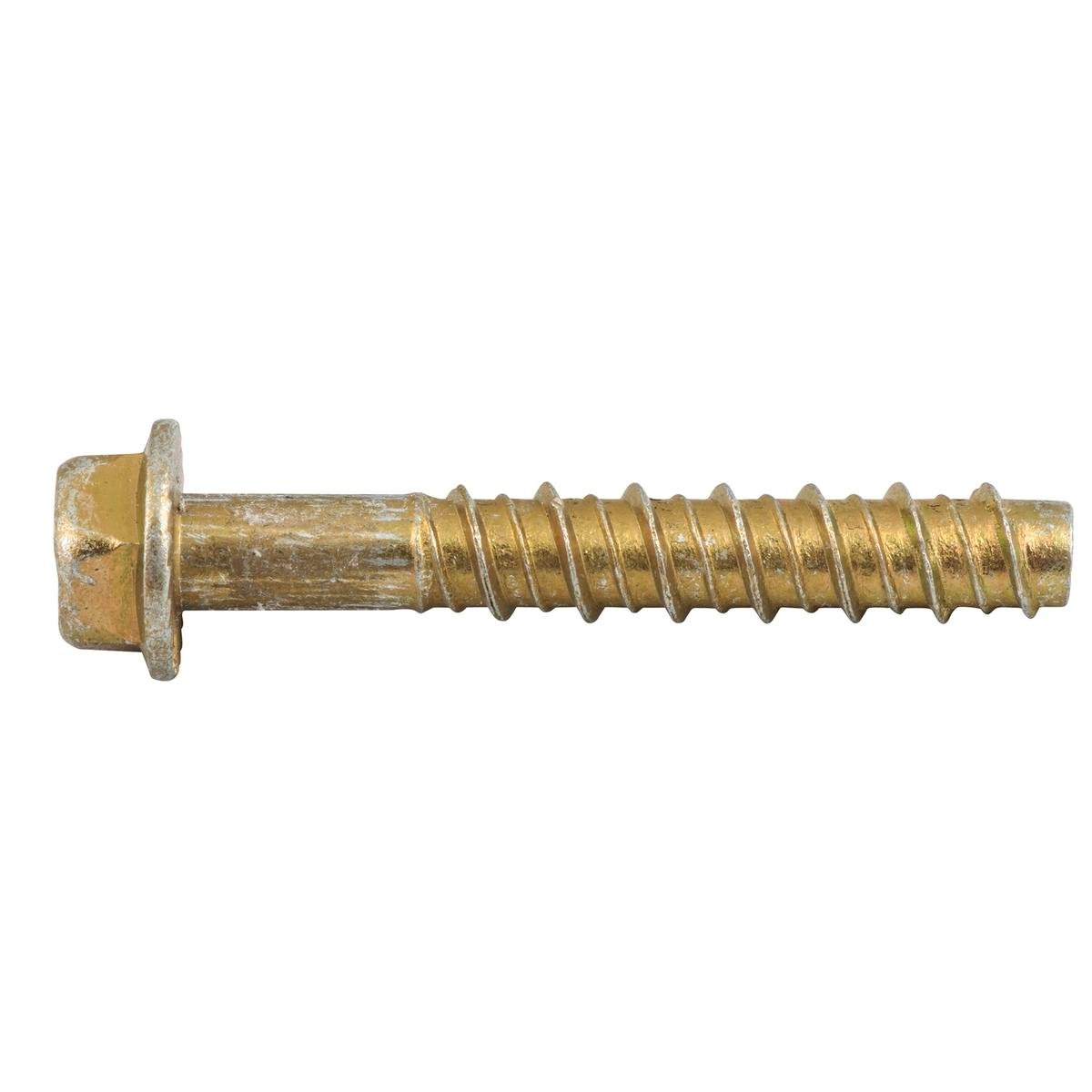 Ramset AnkaScrew 8 x 60mm Zinc-Plated Masonry Anchor - Flanged Hex Screw-In - 10 Pack