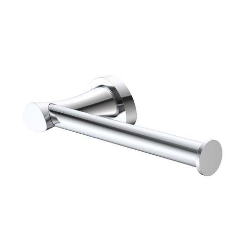 Caroma Acacia Straight Toilet Roll Holder - Chrome Brass Wall Mounted