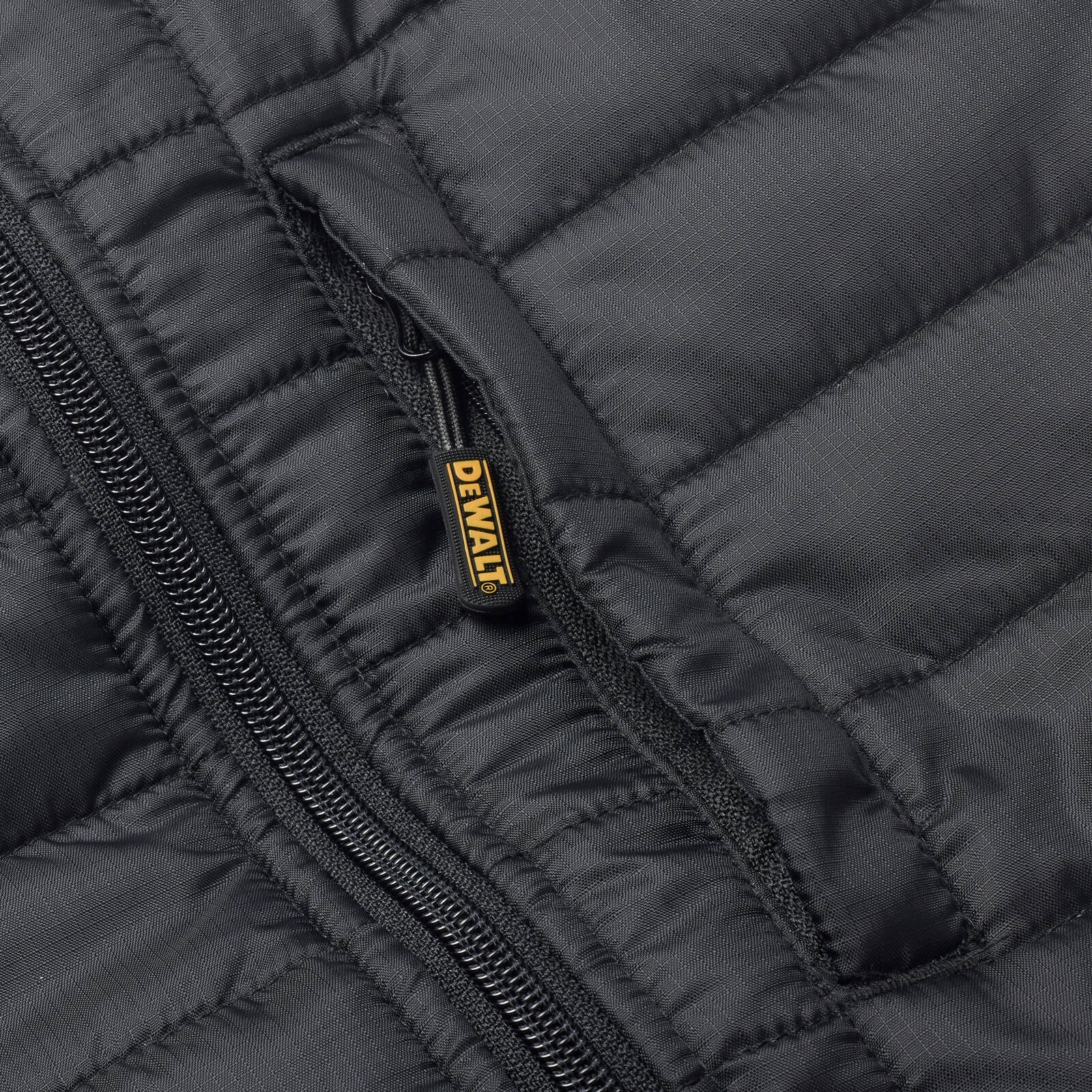 DeWALT Storm Vest Size XXL Black Insulated Nylon 3-Pocket Zip