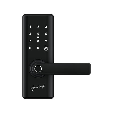 Gainsborough Liberty Smart Entrance Lock - Matte Black - 310mm x 115mm x 229mm - Advanced Security Features - SuperSaverAU - view 1