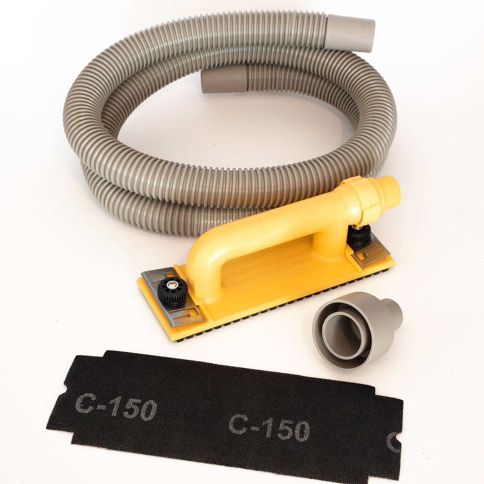 Hyde Dust Free Vacuum Hand Sander Kit with Hose and Sandscreen