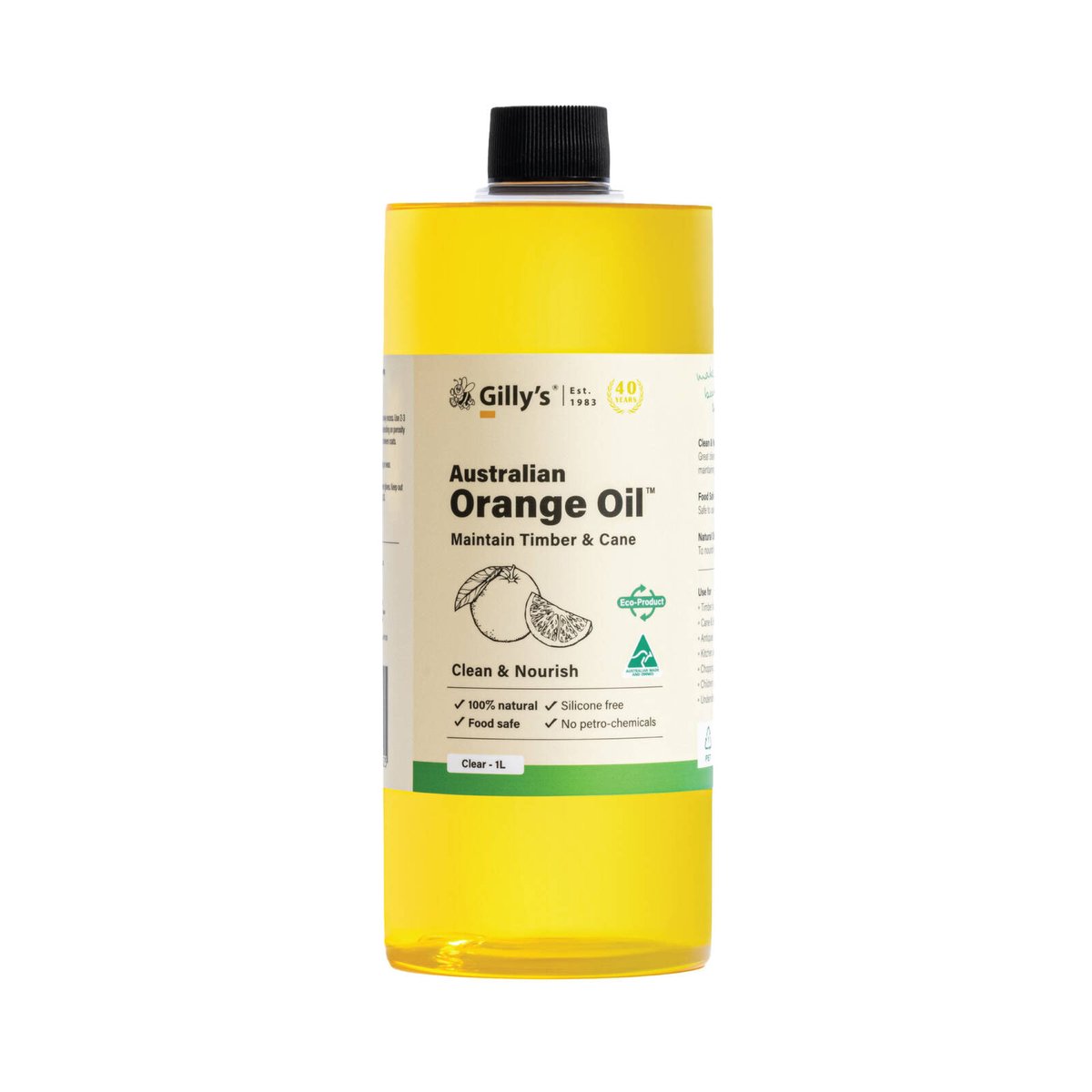 Gilly's 1L Orange Oil Interior Timber Finish