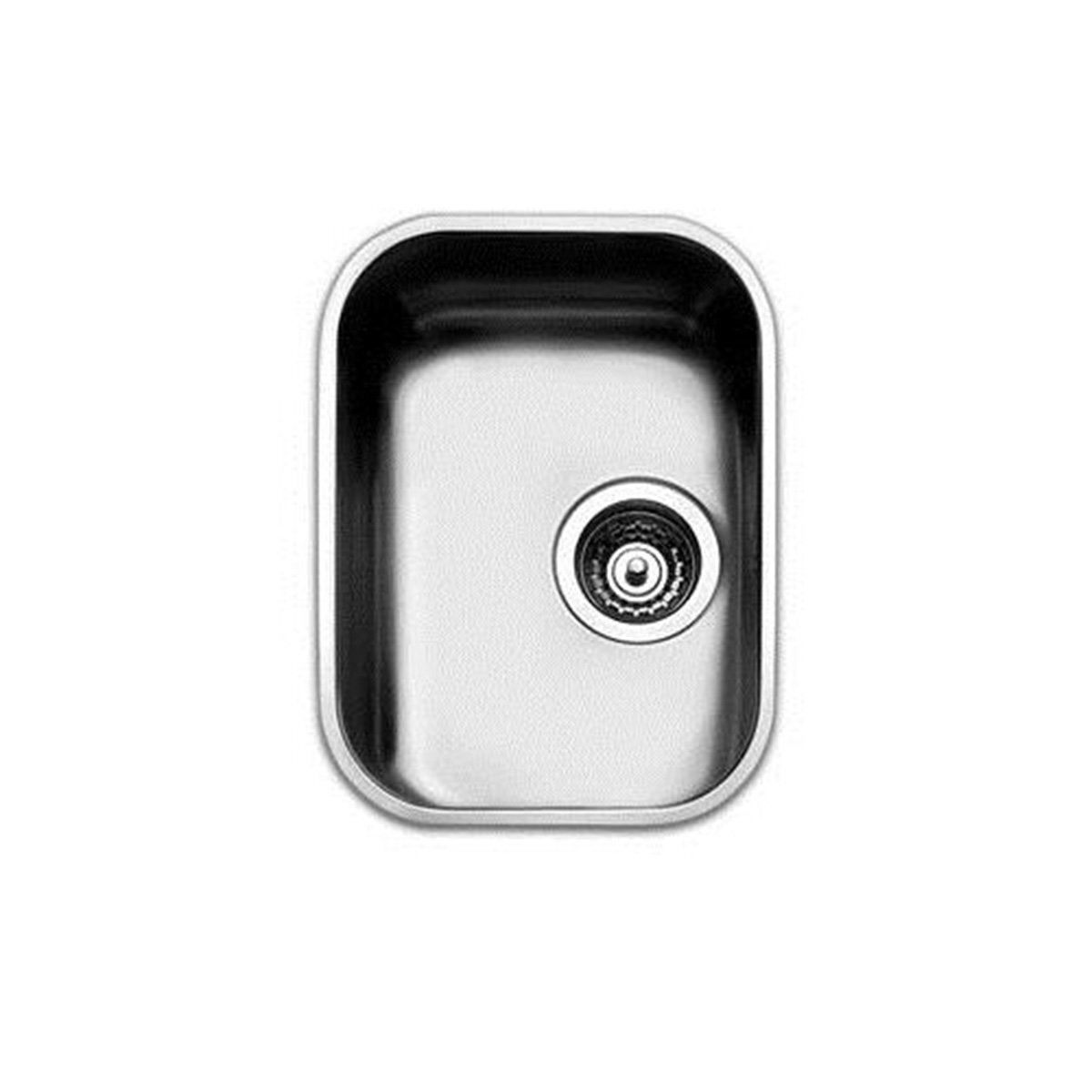 Smeg single bowl undermount sink - 304 grade stainless steel, 90mm waste hole, anti-drum insulation - BST30