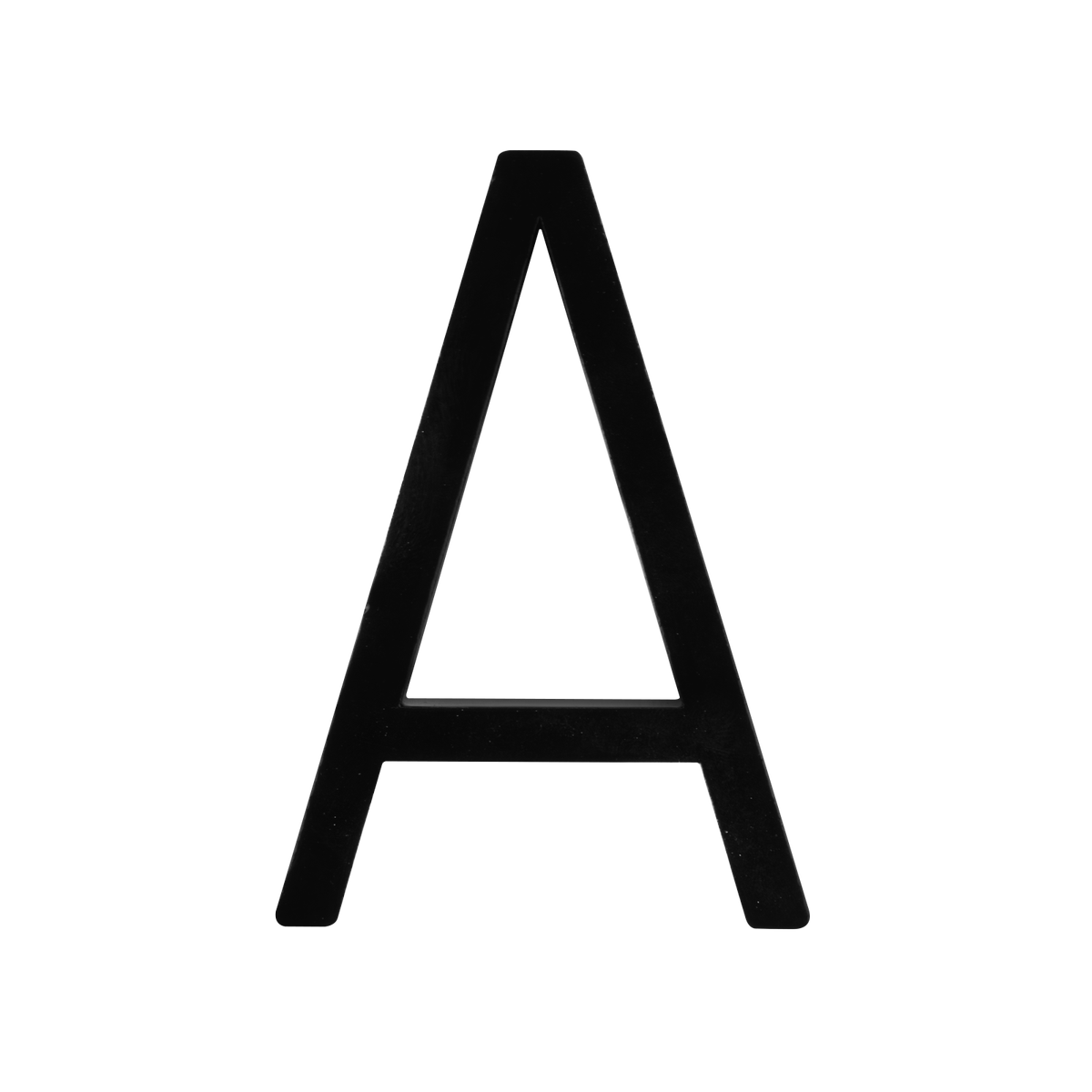 Sandleford Slimline Black House Letter A 120mm