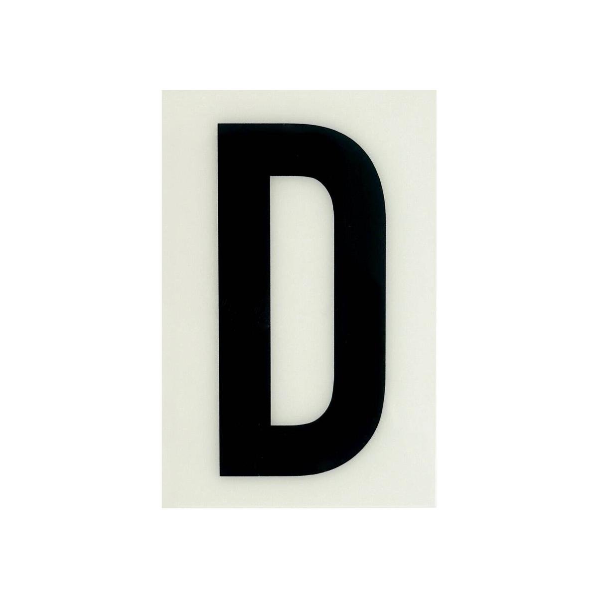 Sandleford 85mm White Self Adhesive House Letter D