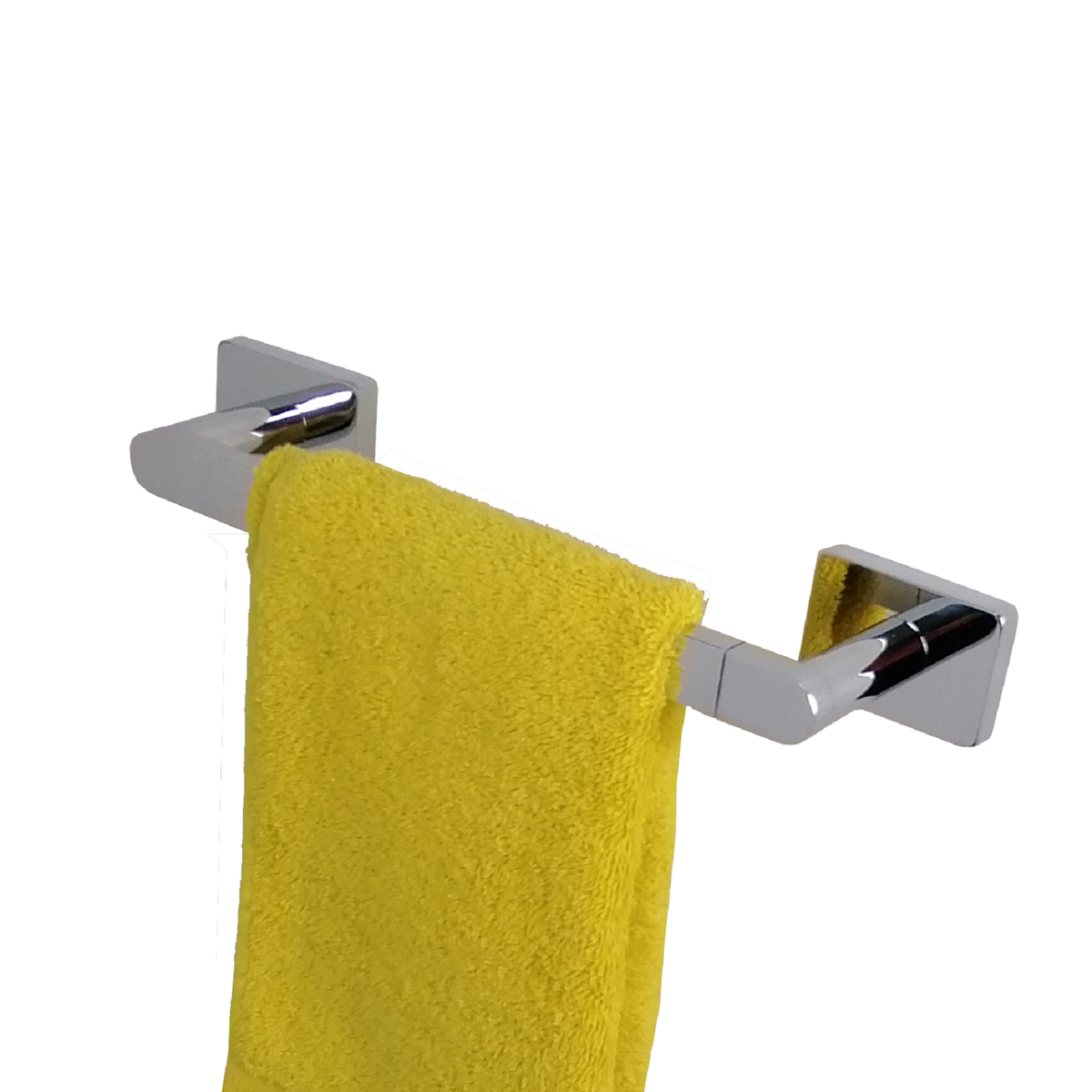 Barelli Rigoni 288mm Chrome Plated Zinc Alloy Double Base Towel Bar