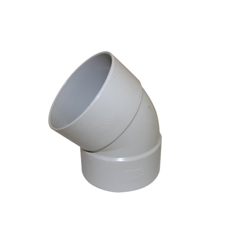 Holman 100mm 45° F-F PVC DWV Plain Bend DWVF0076