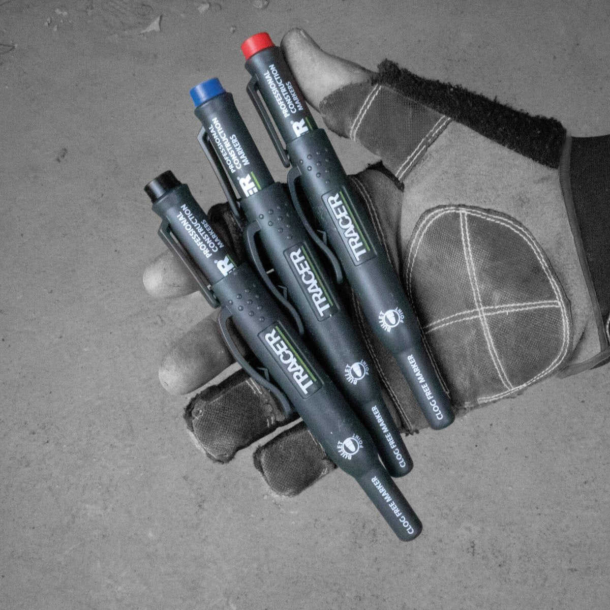 Tracer Clog Free Marker Black - Durable Metal Marker - 155mm x 20mm x 20mm - Clog-Free Marking - SuperSaverAU - view 5