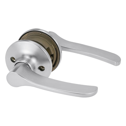 Lockwood Symmetry Passage Lever Set - Satin Chrome