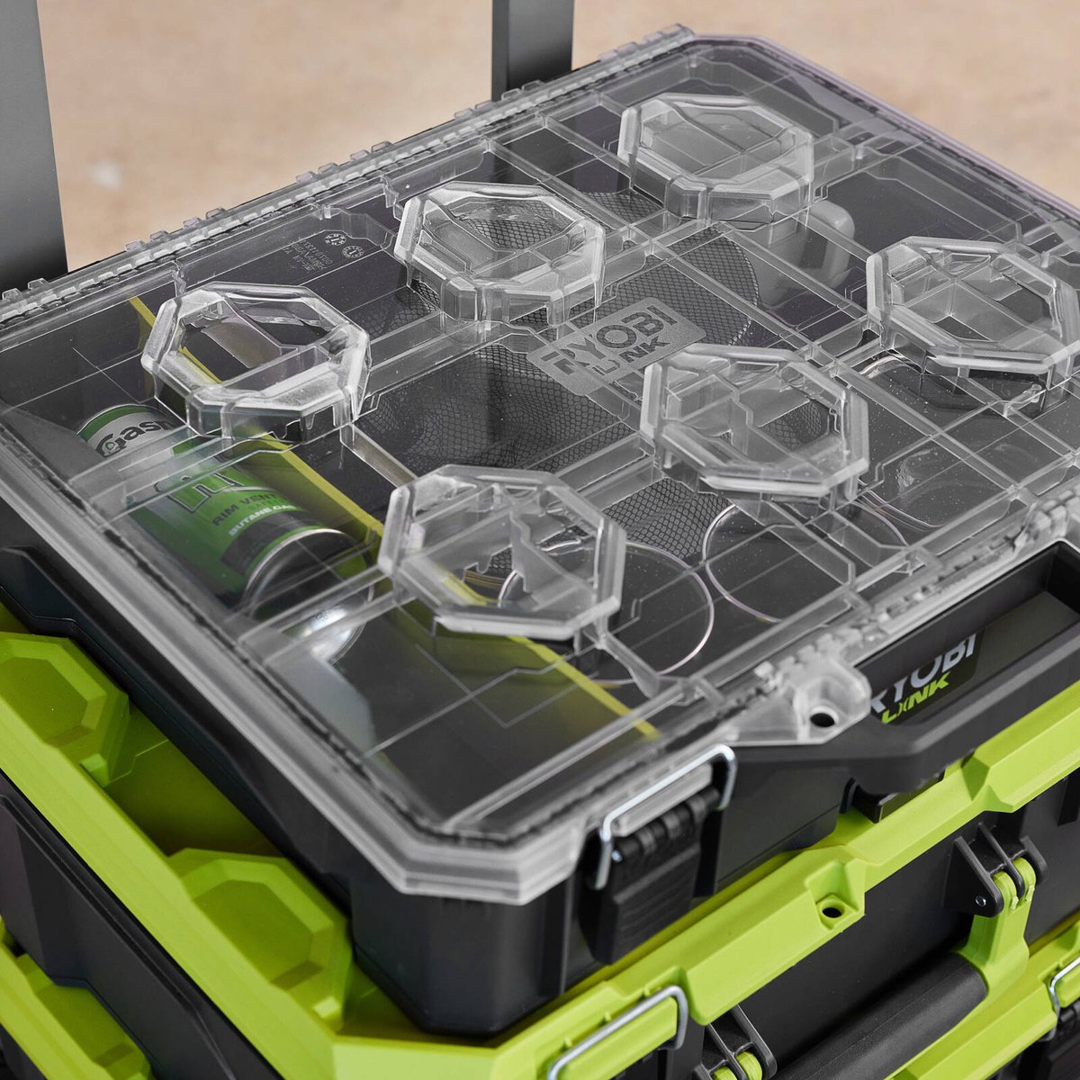 Ryobi Link Small Parts Organiser - Modular Storage Solution 445mm x 150mm x 510mm - SuperSaverAU - view 5