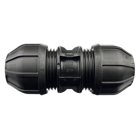 Philmac 21-27mm Universal Transition Coupling Pipe Joiner Polypropylene Black