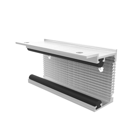 Rolltrak Aluminium Combination Floor & Wall Door Guide - Top Hung Door