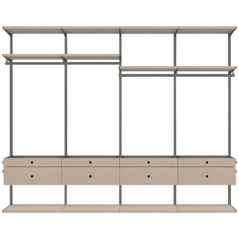 Elfa Decor+ Birch Storage - E-Poxy Bonded Steel - Birch Timber Finish - 10 Year Warranty - 12085