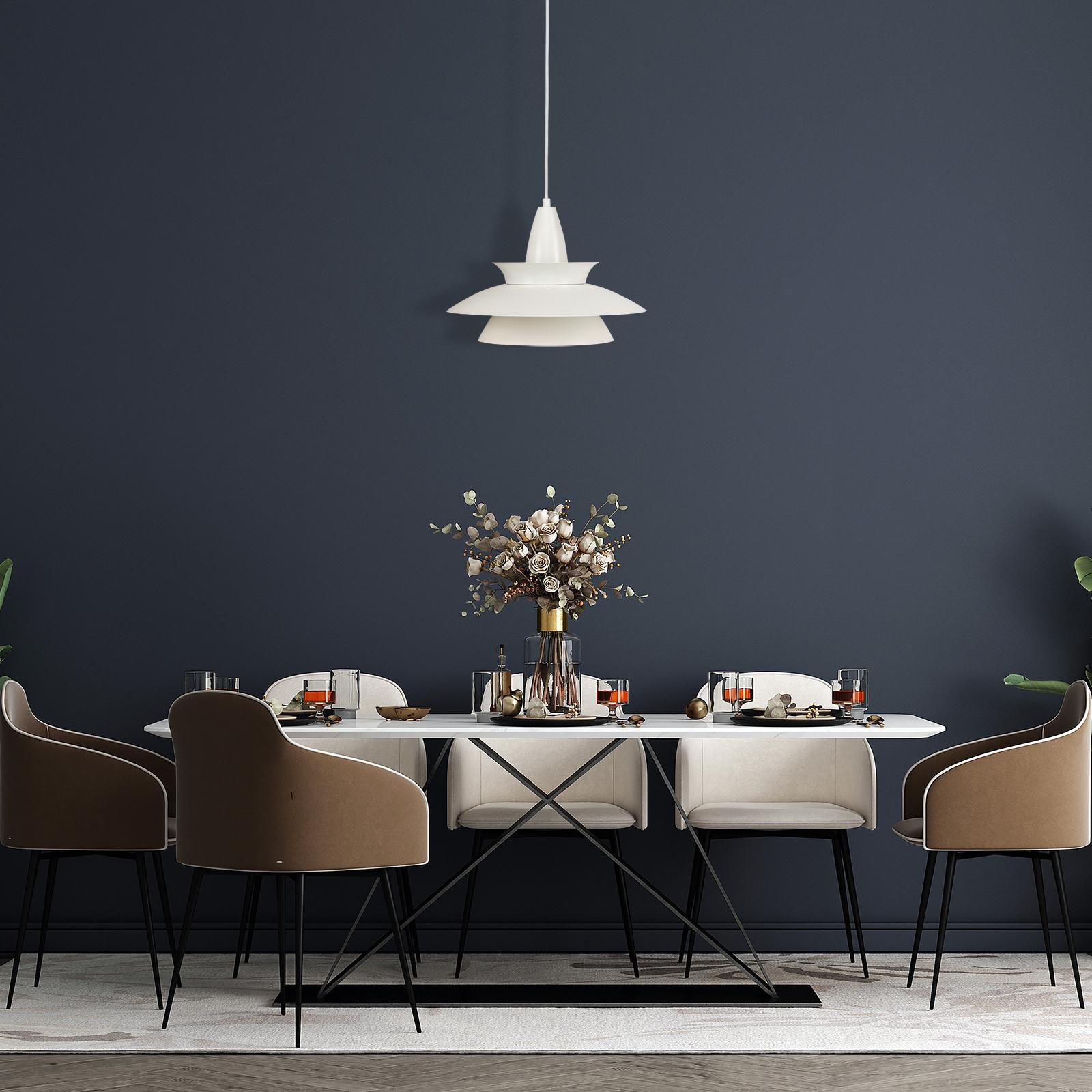 Brilliant Atomic DIY Metal Pendant Light 34cm White Matte E27 22054/05