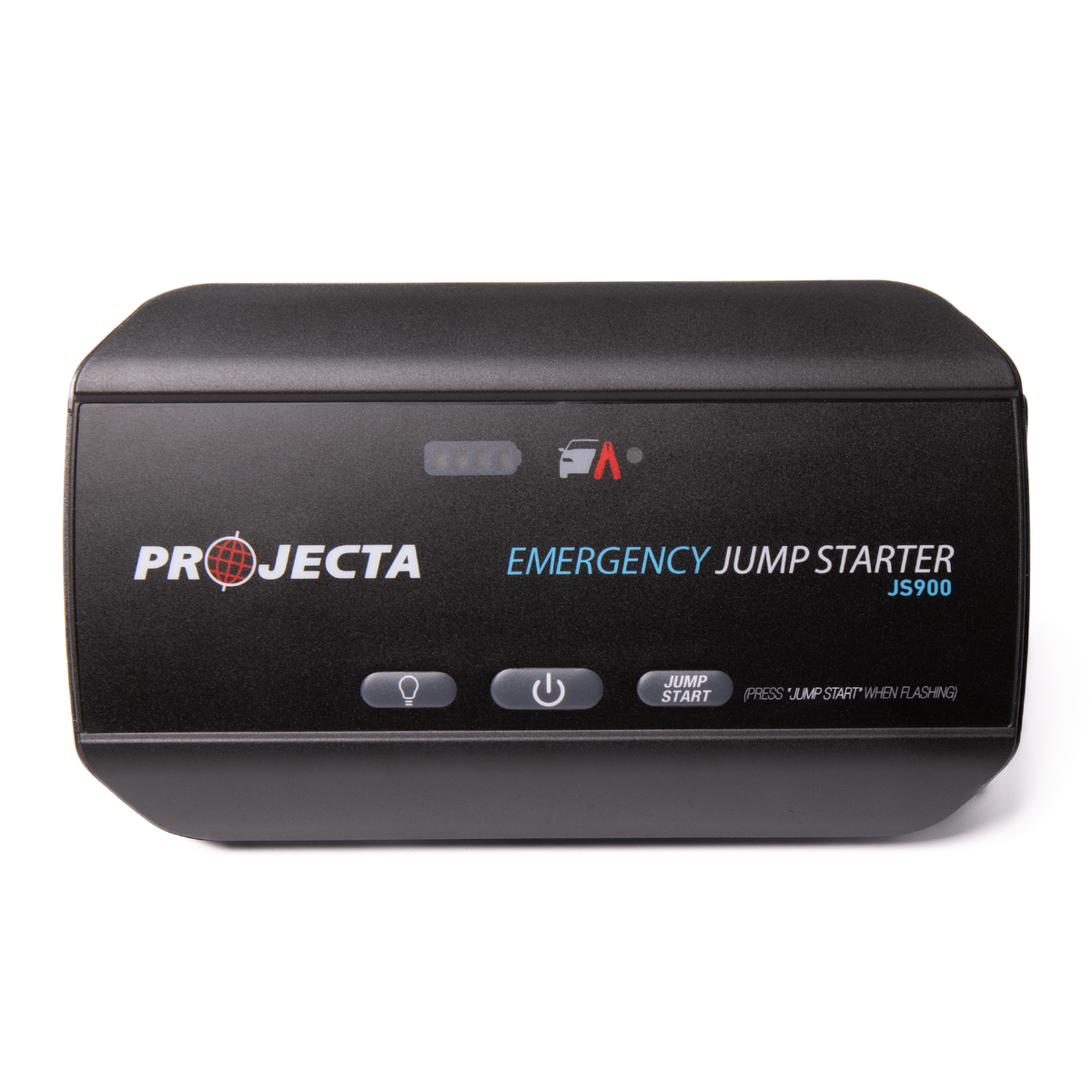 Projecta 12V 900A Jumpstarter - Compact Lithium - 115mm x 185mm x 80mm - Black - 9 Starts - LED Flood Light - USB Power Bank - SuperSaverAU - view 1