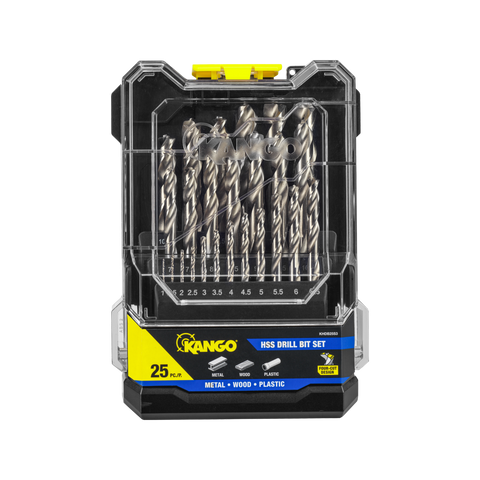 Kango 25 Piece HSS Drill Bit Set