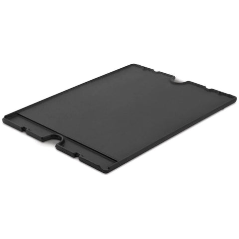 Broil King Cast Iron Griddle - Heavy Cast Iron with Matte Porcelain Coating, Black - 11242
