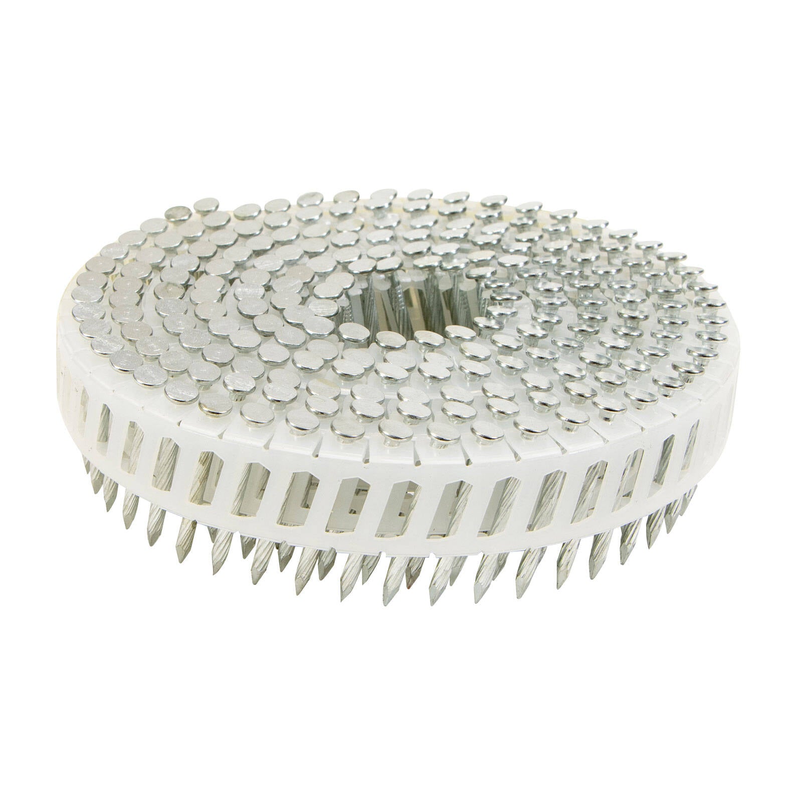 Titan 32 x 2.5mm Hardened Electro Galvanised Collated Coil Nail Screws 400 Pack