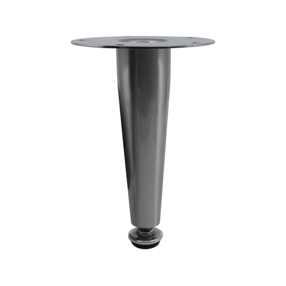 Adoored 150mm Brushed Nickel Tapered Metal Legs - Easy Installation - Durable - SuperSaverAU - view 1