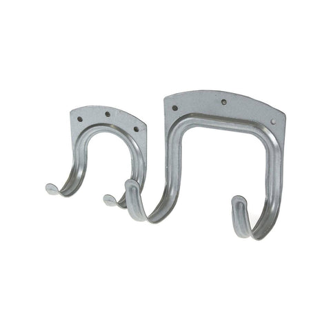 Pinnacle Utility Hooks - Heavy Duty Metal 8 Pack - Large Small - Silver - SuperSaverAU - view 1
