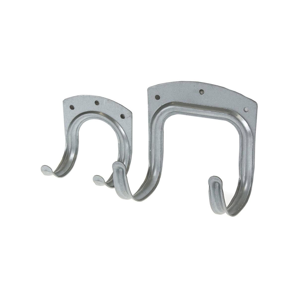 Pinnacle Silver Metal Utility Hooks - 8 Pack