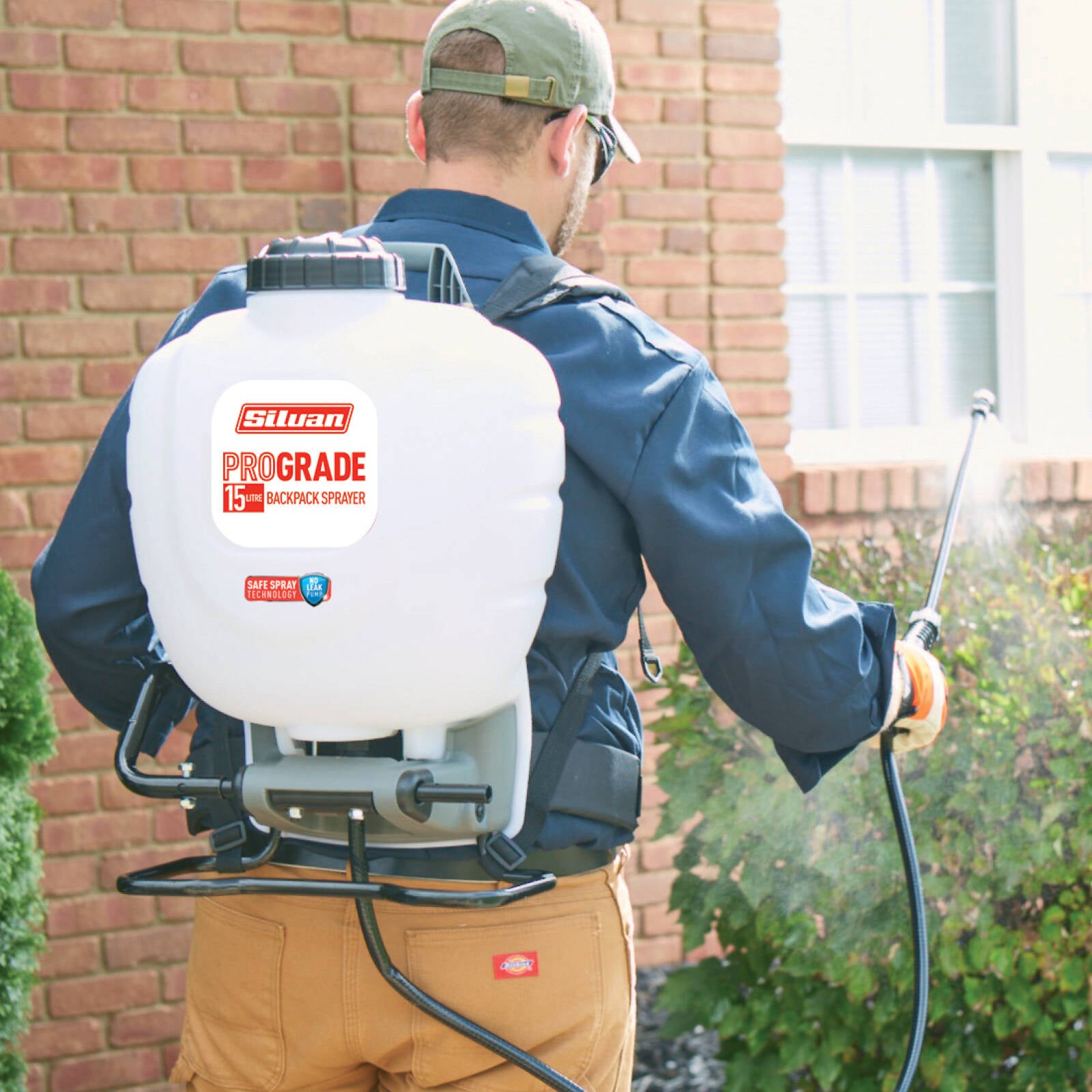 Silvan 15L ProGrade No Leak Backpack Sprayer White
