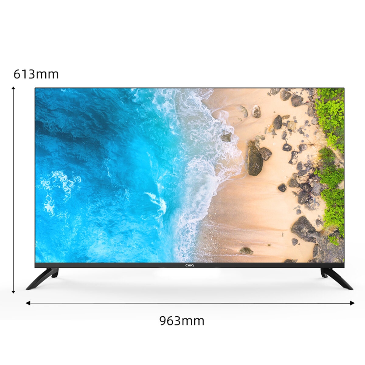 CHiQ 43 Inch LED 4K UHD Google TV - Chromecast Built-in, HDR10, 4 HDMI Ports, 5.0 Star - U43G7PG