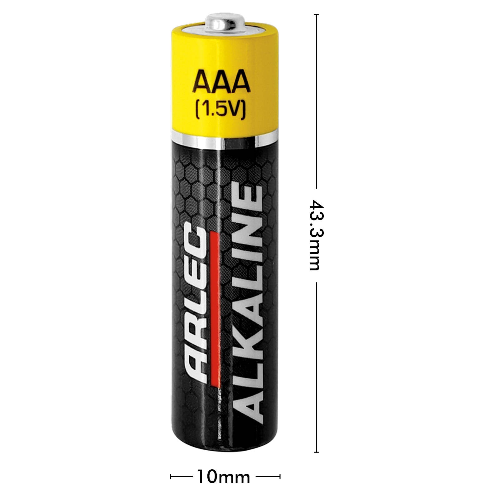 Arlec AAA Alkaline Batteries 4 Pack 1.5V BBA-4AAA