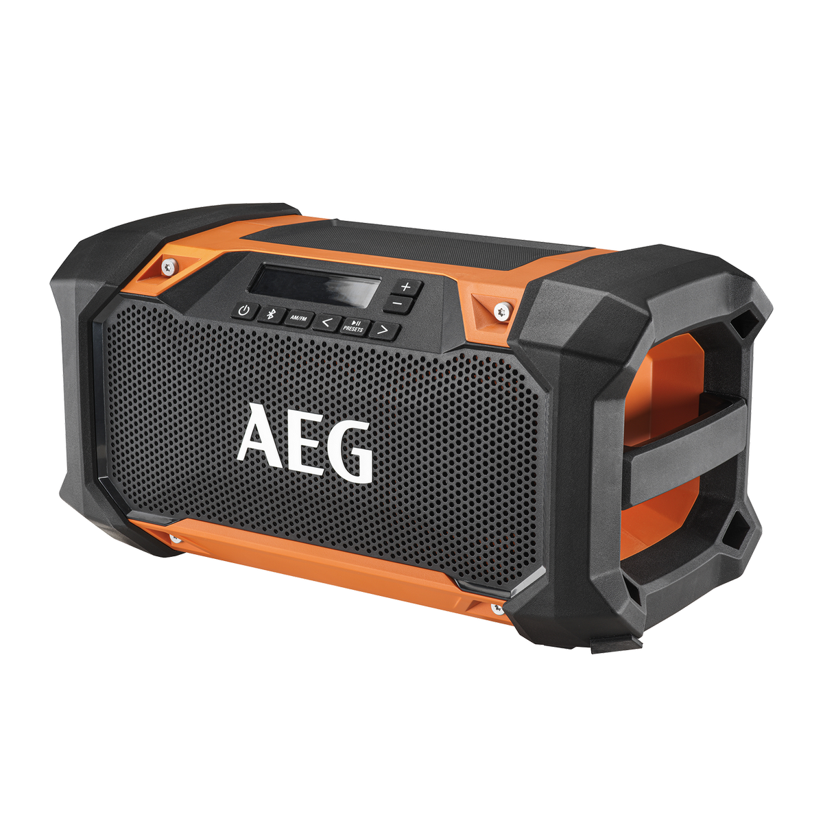 AEG 18V 240V Dual Speaker Hybrid Radio - 2 x 15W - Bluetooth - Water Resistant - SuperSaverAU - view 1
