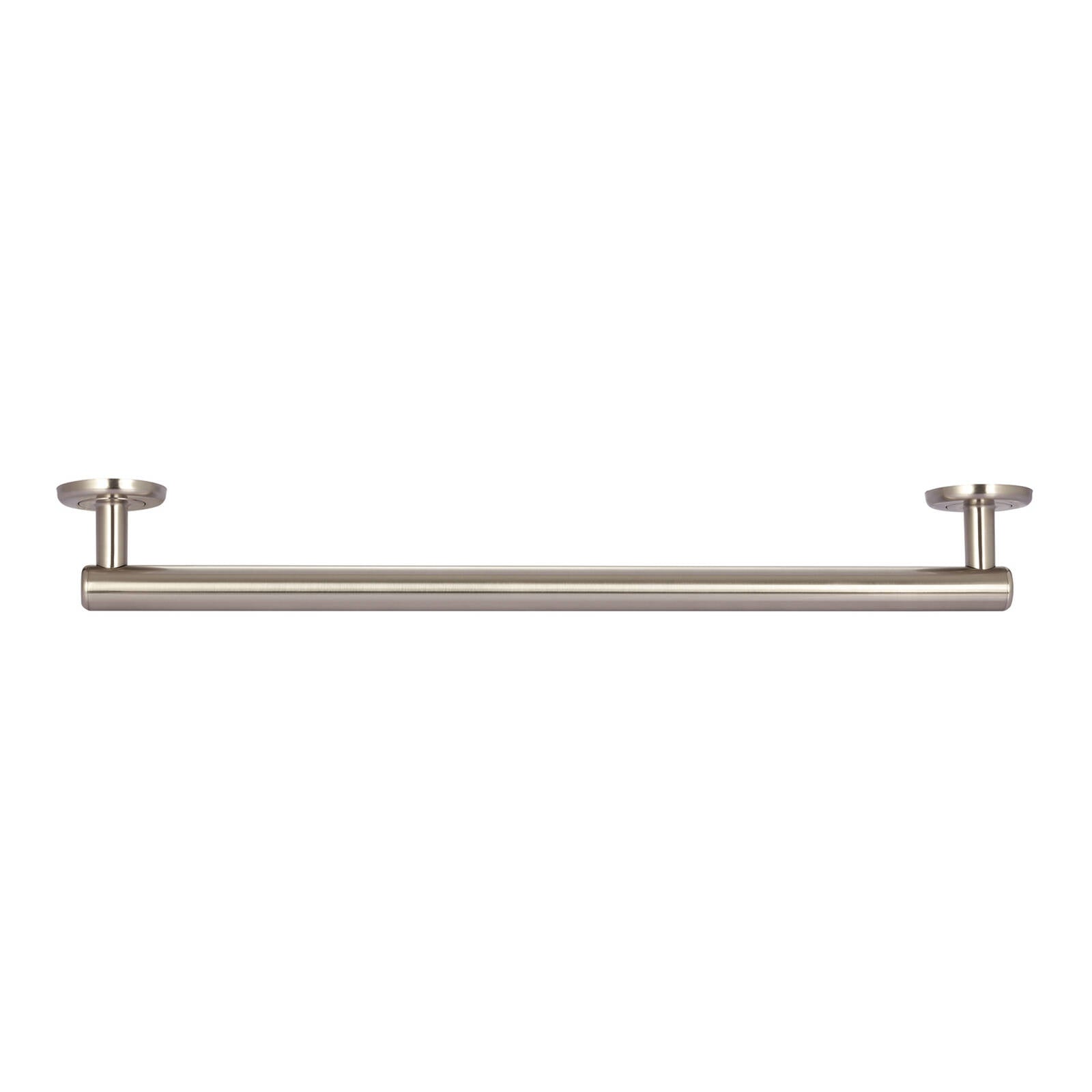 Evekare 600mm Brushed Nickel Linear Grab Rail with Concealed Flange
