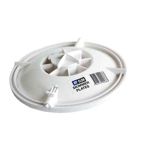 Hy-Clor Pool Skimmer Plate to Suit Quiptron Skimmers White Chemical & UV Resistant