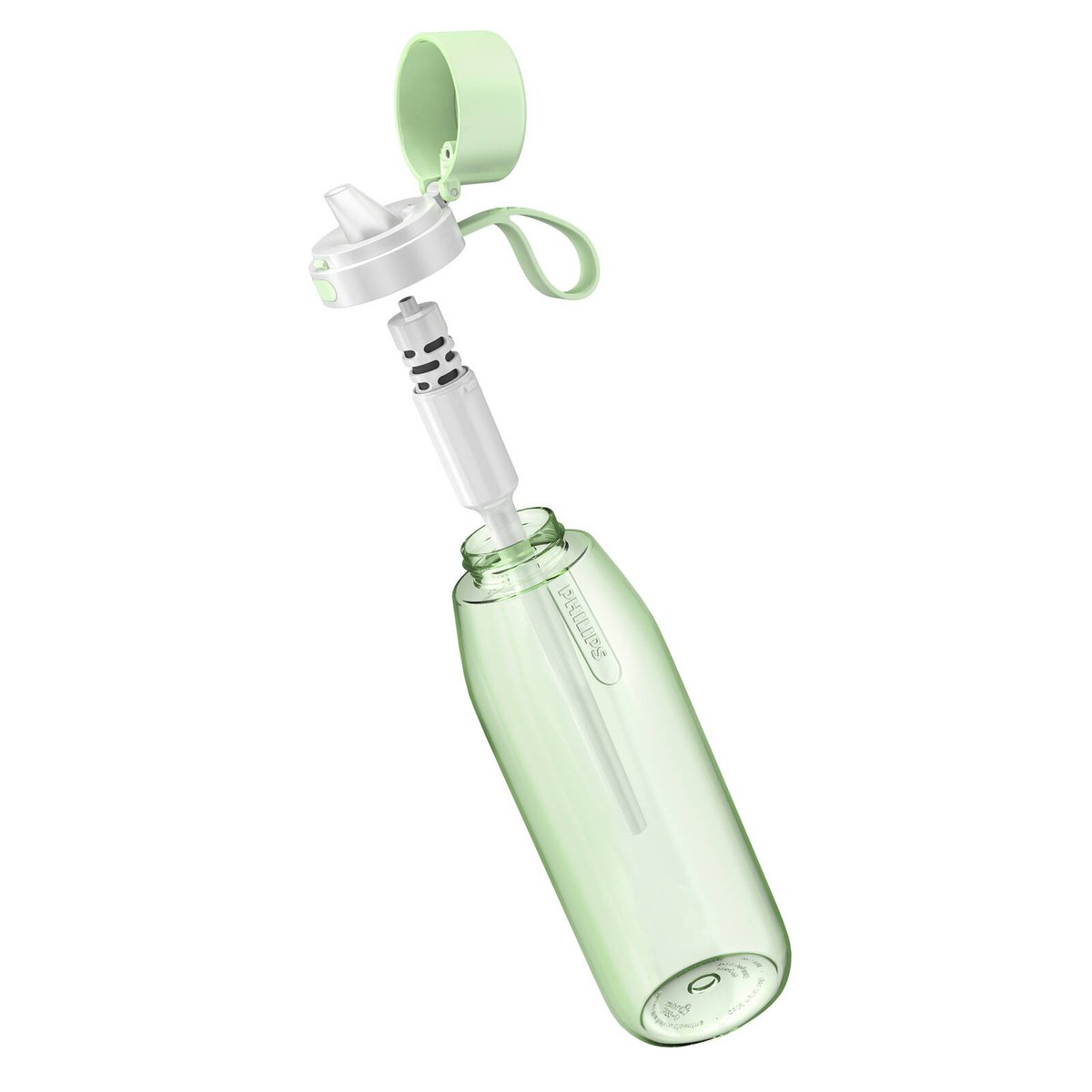 Philips GoZero Daily Straw Filtration Water Bottle XL 1065ml AWP2732