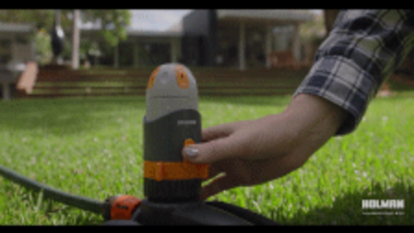 Holman Gear Drive Sprinkler on Heavy Duty Weighted Base