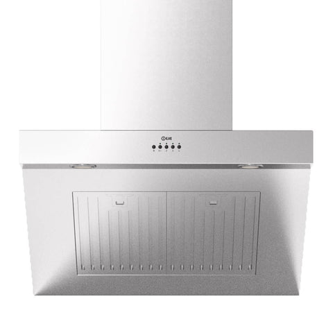 ILVE 70cm wall mounted canopy rangehood - stainless steel, 4 speeds, touch and remote control - AGQ70SS