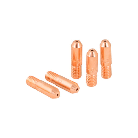 Bossweld 0.8mm Binzel Style M5 Contact Tip - 5 Pack MIG Torch Wear Parts