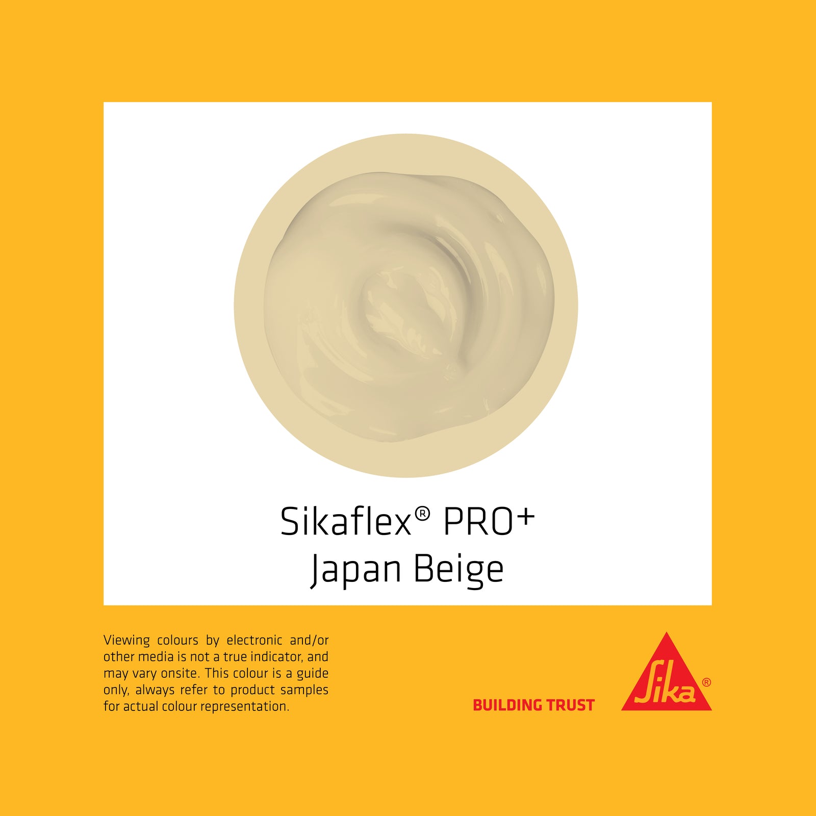 Sika 600ml Japan Beige Sikaflex Pro+ Polyurethane Sealant