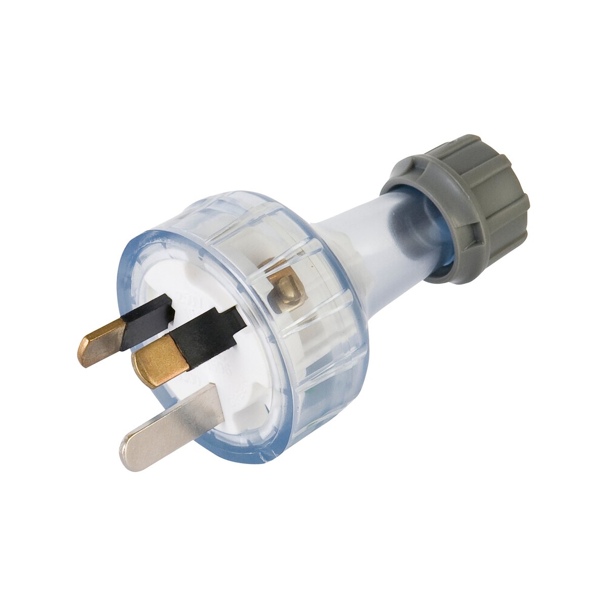 Deta 10A Clear Plug Top - Clear PVC - 3 Core - Flexible - Durable - SuperSaverAU - view 1