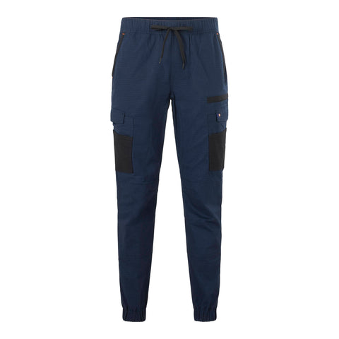 Citeco Navy Cuffed Ripstop Jogger - Stretch Ripstop 235gsm, Size 97R