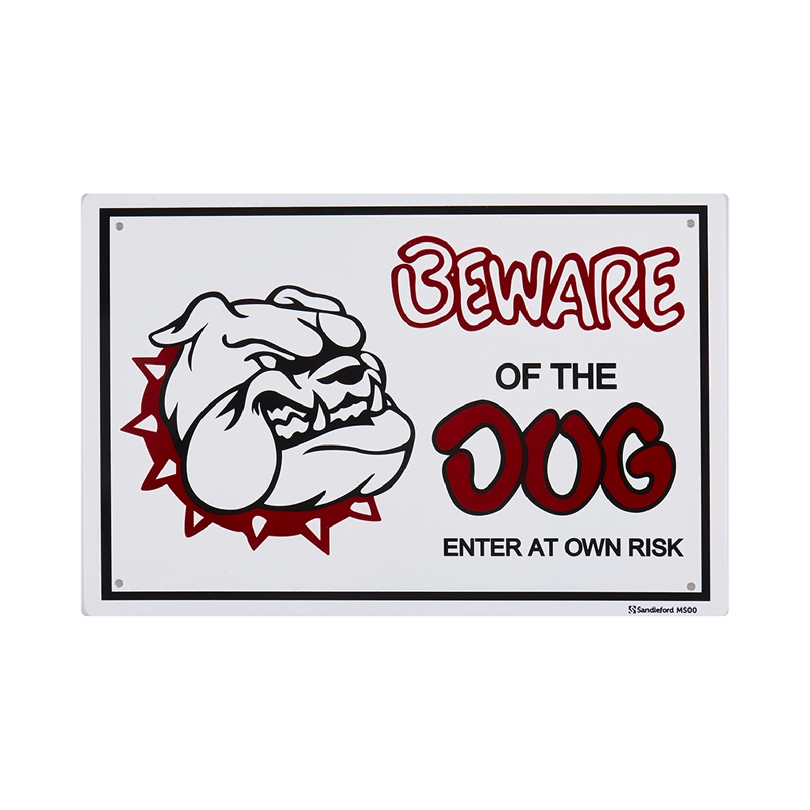 Sandleford 300 x 200mm Polypropylene Beware Of Dog Sign
