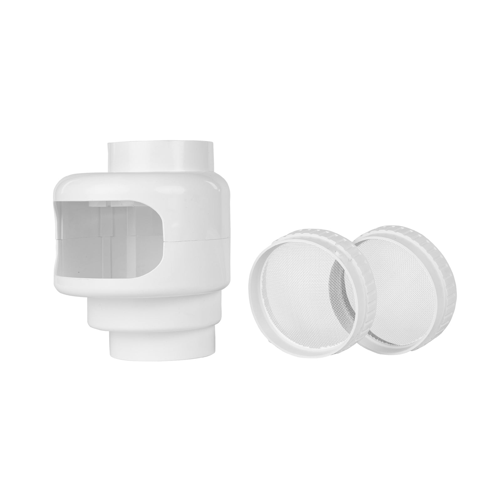 Rain Harvesting Air Gap 90mm - White UPVC Tank Backflow Protection
