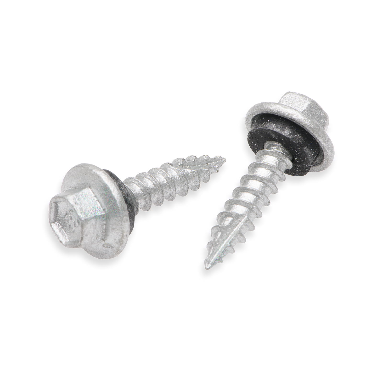 Buildex 12G x 25mm Class 3 Cladding Screws with Seal, Type 17 Hex Head - 100 Pack