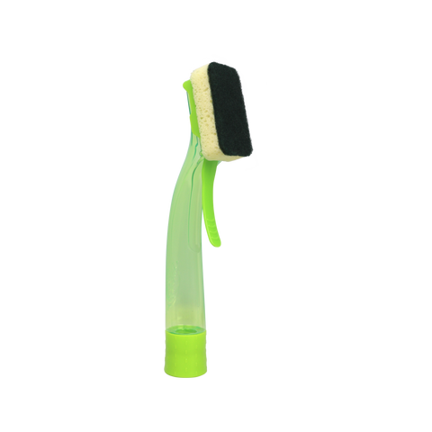 Sabco Save N' Shine Trigger Dish Sponge, Refillable with Plastic Handle