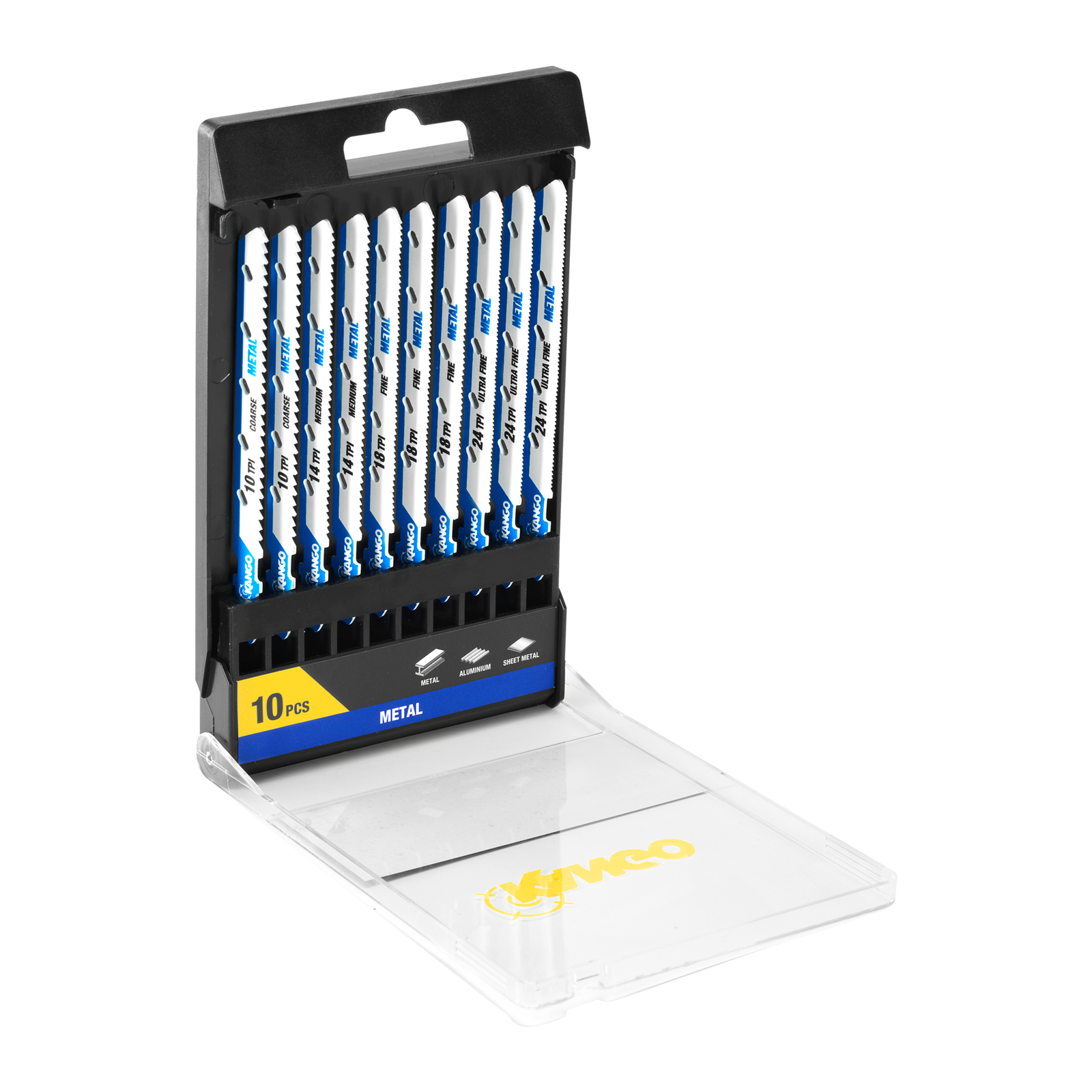 Kango 10 Piece Metal Jigsaw Blade Set KJBM10S