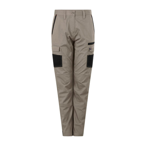 Citeco Size 10 Womens Cargo Pant - Khaki - Cotton Stretch - UPF 50+ - SuperSaverAU - view 1