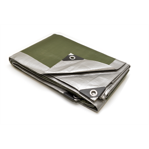 Polytuf 9.1 x 9.1m Heavy Duty Tarpaulin - UV & Water Resistant