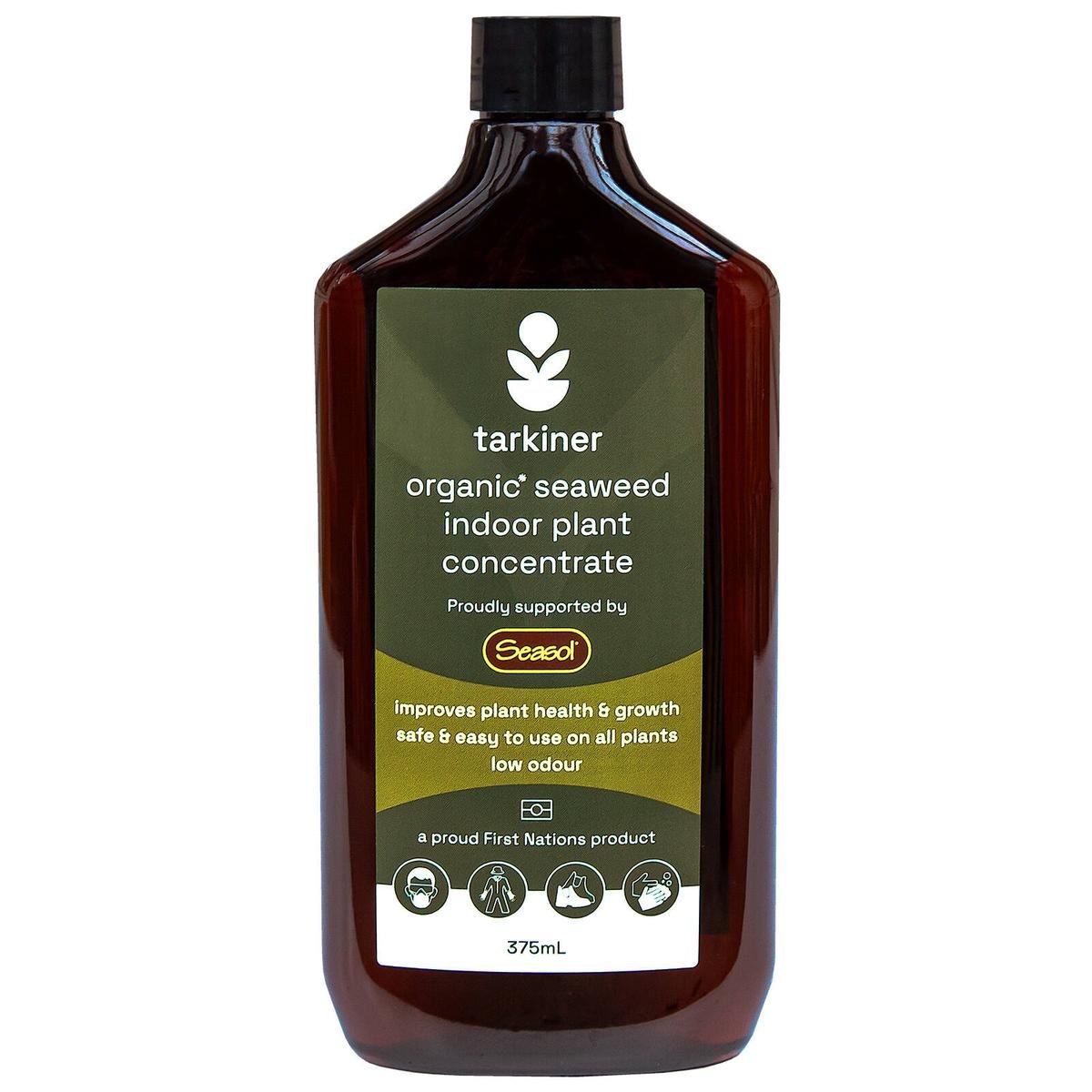 Tarkiner 375ml Organic Seaweed Indoor Plant Concentrate - Safe for Vegetables