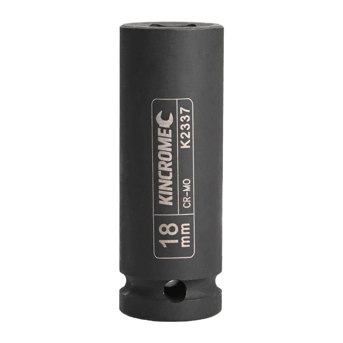 Kincrome 18mm Deep Impact Socket Cr-Mo Steel Durable Design - SuperSaverAU - view 1