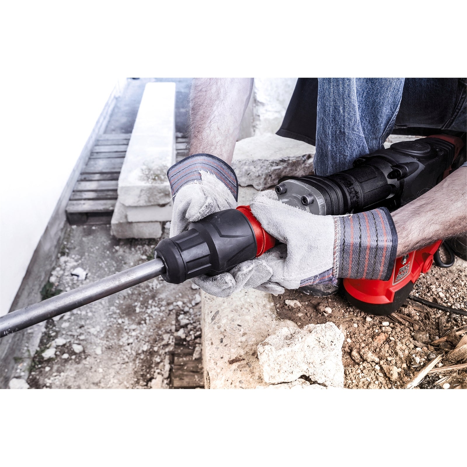Full Boar 1500W SDS Max Demolition Hammer Kit 32J Anti-Vibration FBT-1100