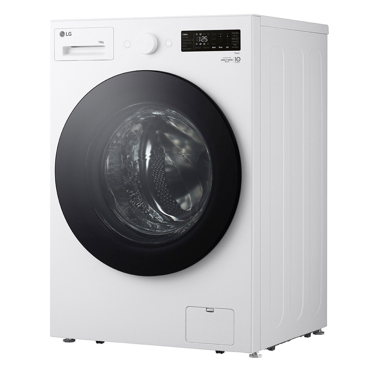 LG 14kg Front Load Washing Machine - XL Series, Allergy Care with Steam, Matte White - WXLS-1014W