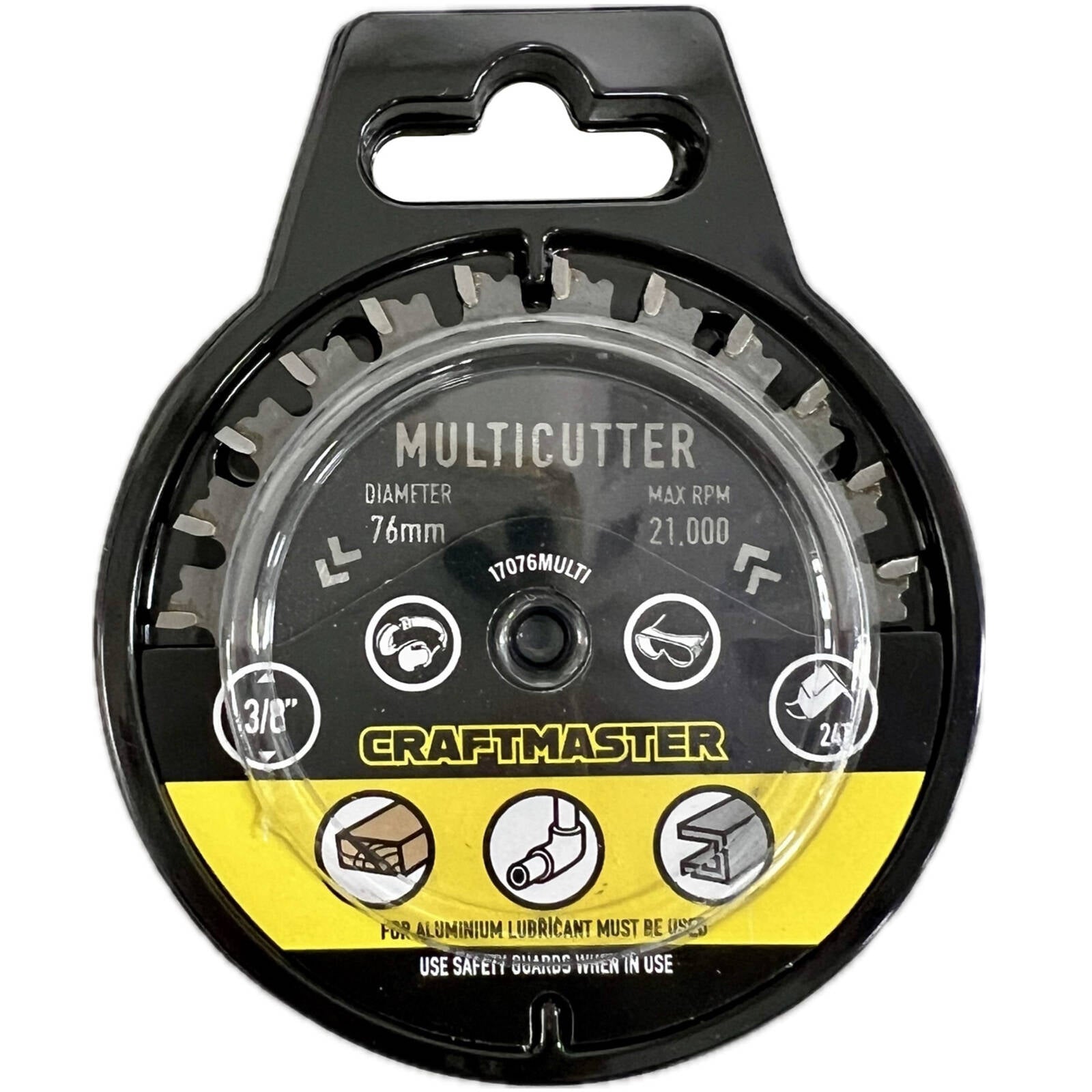 Craftmaster 76mm Tungsten Carbide Tipped Multicutter Blade for Cut-Off Saws